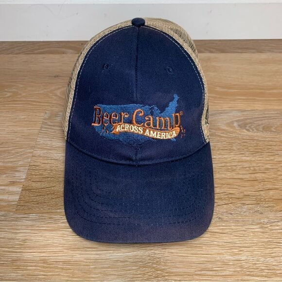 Beer Camp Across America Embroidered Mesh Snapback Hat - Picture 1 of 11